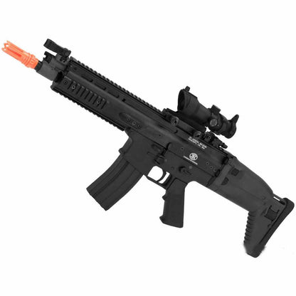 Cybergun FN Herstal Licensed SCAR-L Airsoft AEG Rifle - Black