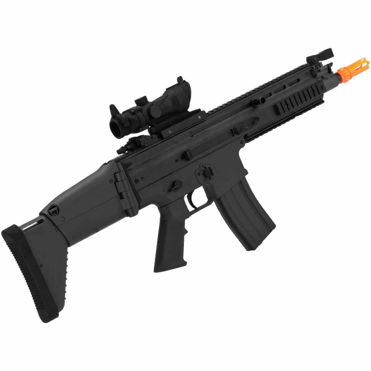 Cybergun FN Herstal Licensed SCAR-L Airsoft AEG Rifle - Black