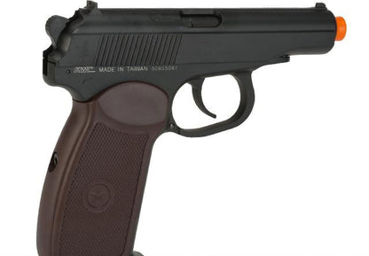 KWC CO2 Powered Russian PM Gas Blowback Airsoft Pistol - Black