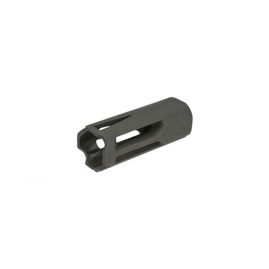 Krytac Black Metal Airsoft Flash Hider 14mm Negative and Set Screw