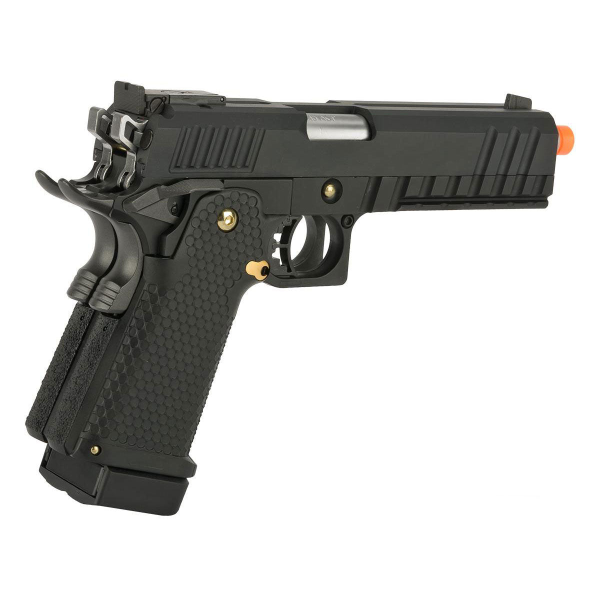 AW Custom HX21 "Pepper Box" Double Barrel 1911 Hi-Capa Gas Blowback Airsoft Pistol