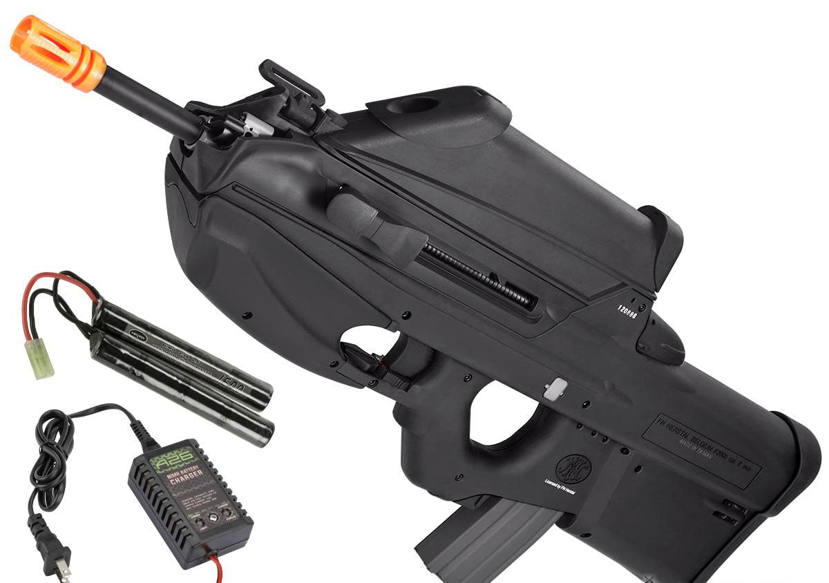 G&G FN Herstal Licensed FN2000 Airsoft AEG Rifle - Black - Hunter - in ...