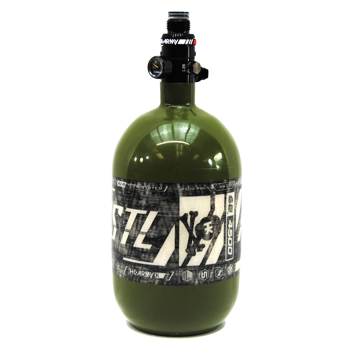 Used HK Army HSTL 68ci/4500psi Tank - Olive