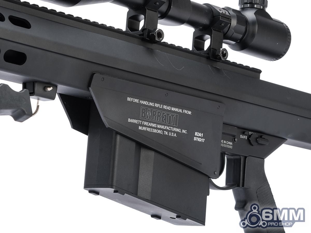 6mmProShop Barrett Licensed M82A1 Bolt Action Powered Airsoft Sniper Rifle