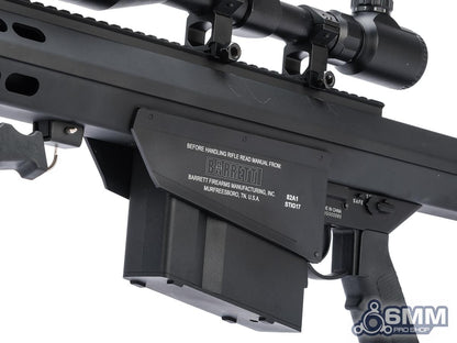 6mmProShop Barrett Licensed M82A1 Bolt Action Powered Airsoft Sniper Rifle