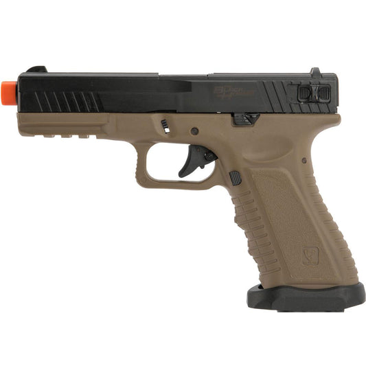 APS XTP Black Hornet Full Auto Co2 Powered Airsoft Pistol with Polymer Slide - Japan Version - Tan