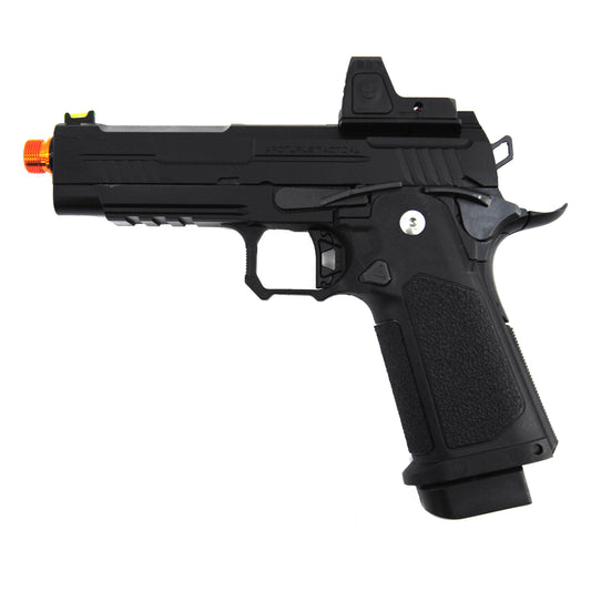 Arcturus Vanguard 4.3" HI-CAPA GBB Airsoft Pistol w/ Optic Ready Slide ARS-1 Red Dot Sight