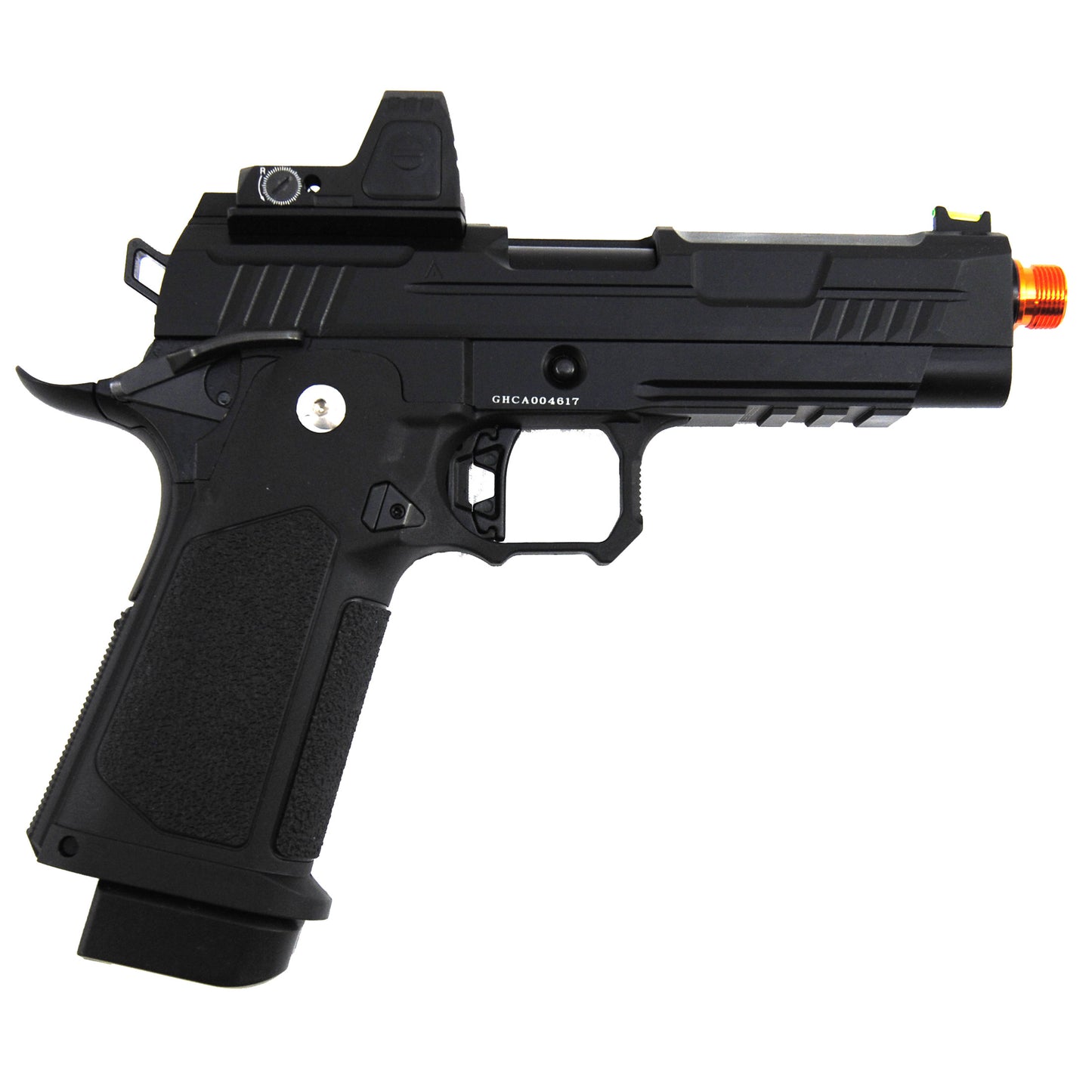 Arcturus Vanguard 4.3" HI-CAPA GBB Airsoft Pistol w/ Optic Ready Slide ARS-1 Red Dot Sight