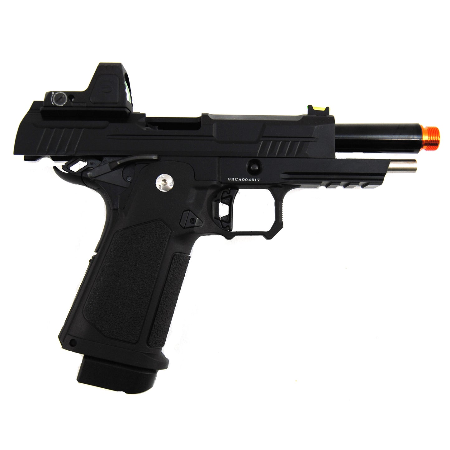 Arcturus Vanguard 4.3" HI-CAPA GBB Airsoft Pistol w/ Optic Ready Slide ARS-1 Red Dot Sight