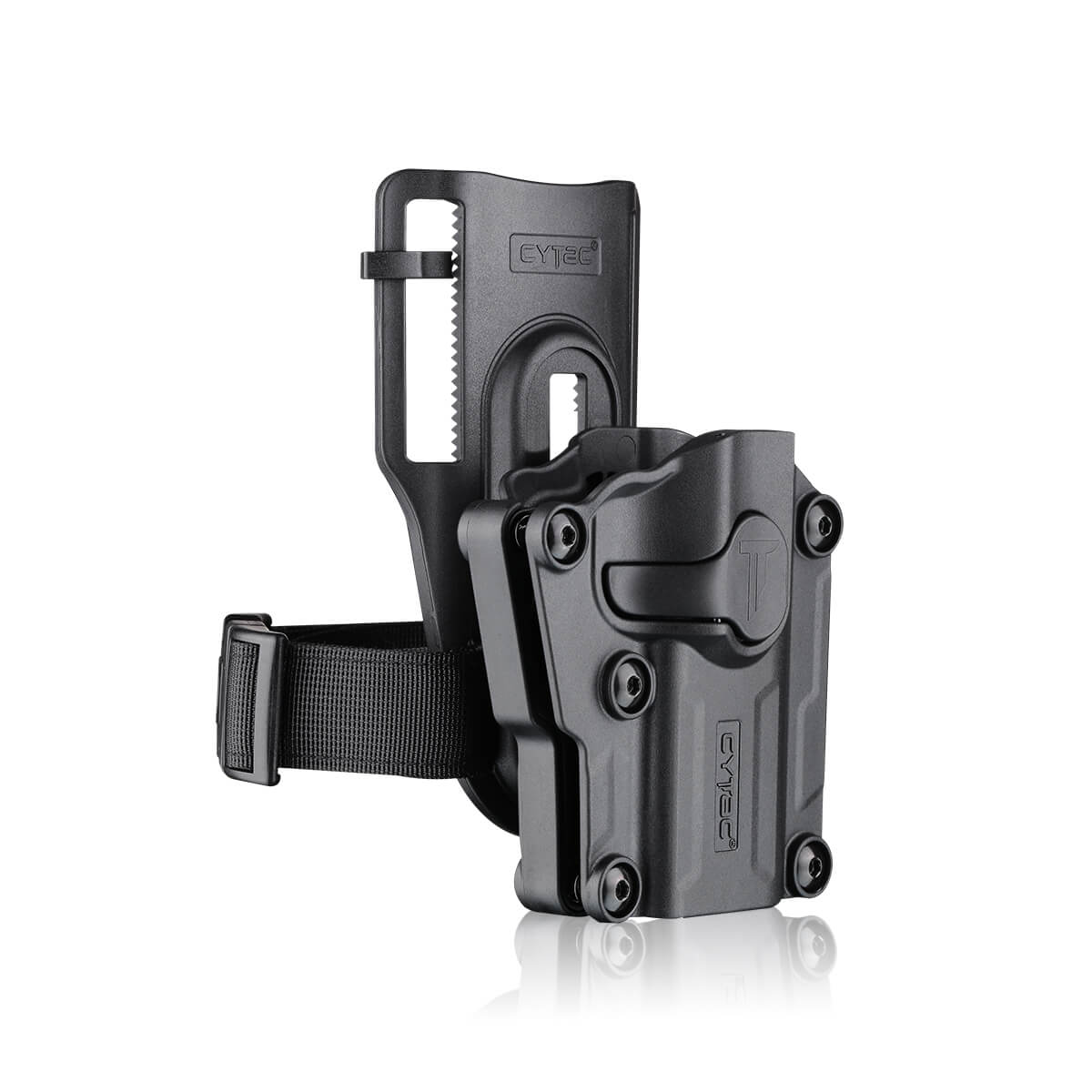 Cytac Mega-Fit Universal Low Ride Pistol Holster - Black