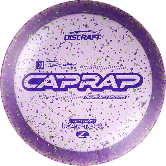 Discraft 2026 Paul Ulibarri Z Confetti Captain's Raptor Disc