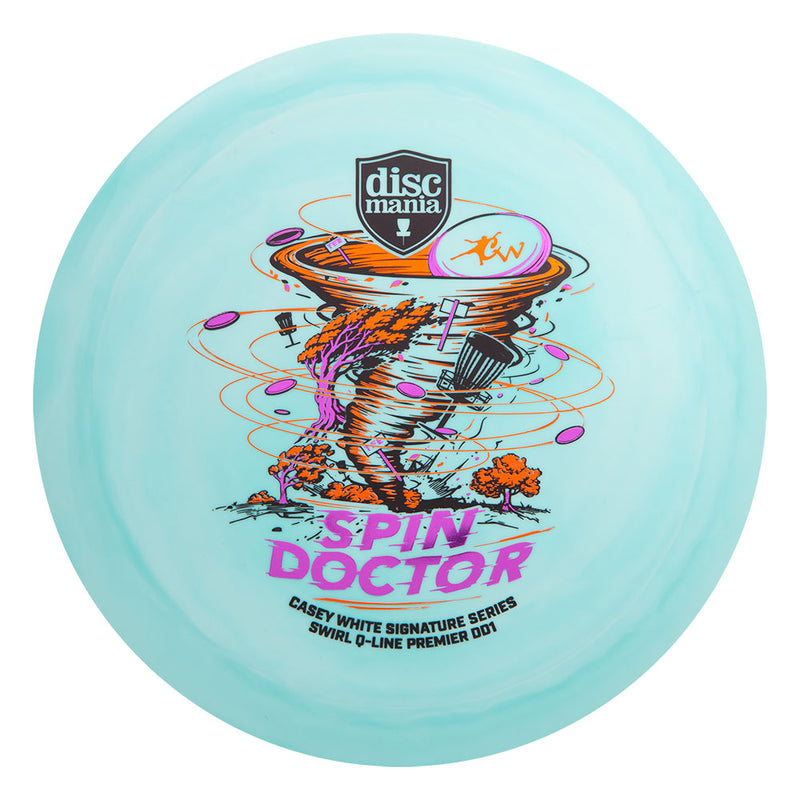 Discmania Spin Doctor - Premier Swirl Q-Line DD1 Disc - Casey White Signature Series 2026