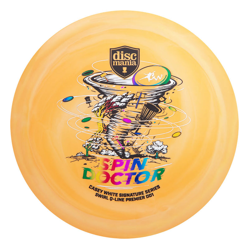 Discmania Spin Doctor - Premier Swirl Q-Line DD1 Disc - Casey White Signature Series 2026