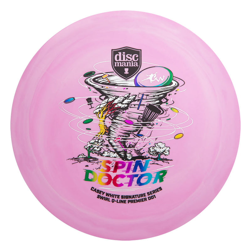 Discmania Spin Doctor - Premier Swirl Q-Line DD1 Disc - Casey White Signature Series 2026