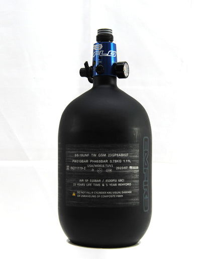 Used Empire 68ci/4500psi Ultra Air Tank - Black/Blue