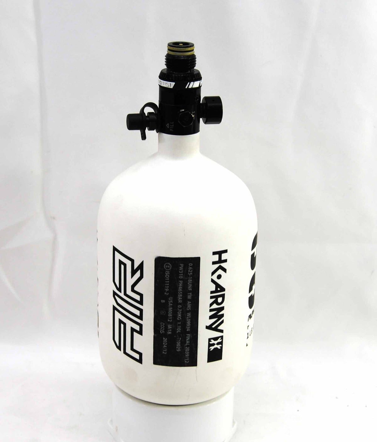Used HK Army Alpha Air 68ci/4500psi Tank - White/Black