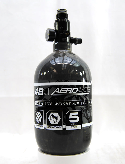 Used HK Army Compressed Air Aerolite 48ci/4500psi Tank - Grey
