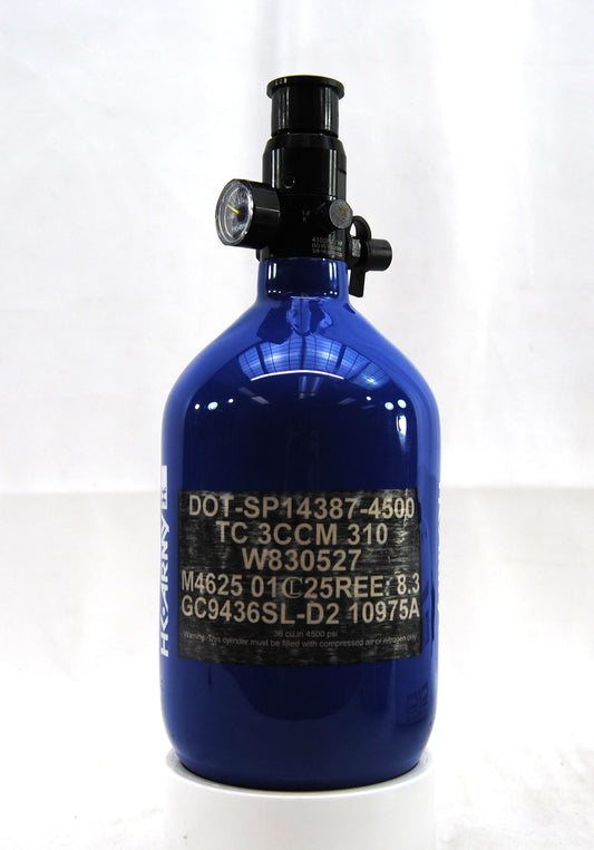 Used HK Army Compressed Air 36ci/4500psi Tank - Blue