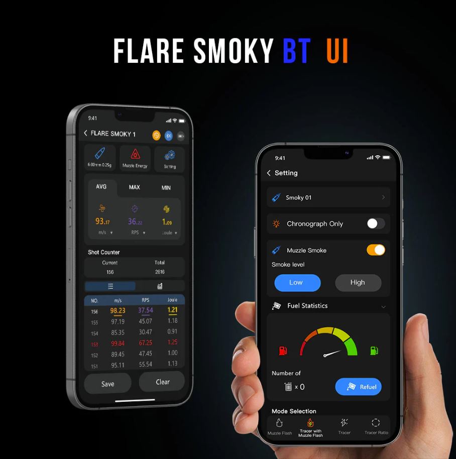 E-Shooter Flare Smoky BT Tracer Unit