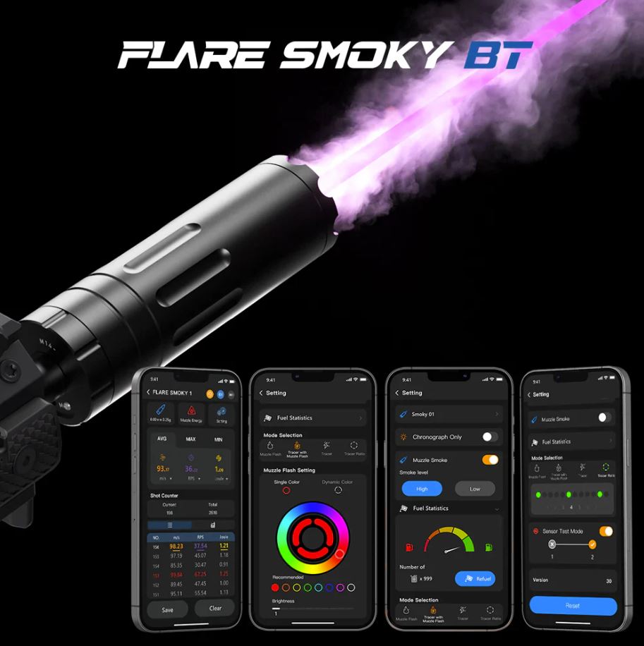 E-Shooter Flare Smoky BT Tracer Unit