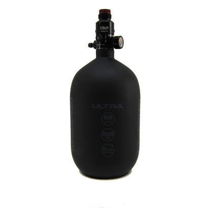 Empire Ultra 4500psi HPA Paintball Tank w/ Ninja UL Regulator - Matte Black