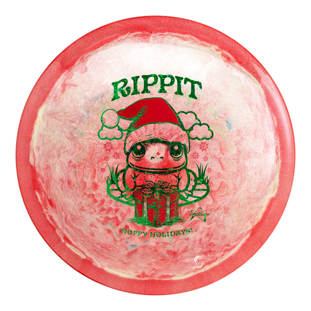 Prodigy F7 Fairway Driver - 500 Spectrum Plastic - Rippit "Hoppy Holidays" Stamp