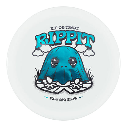 Prodigy FX-4 Disc - 400 Glow Plastic - Rip or Treat Rippit Stamp