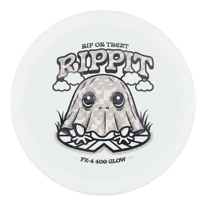 Prodigy FX-4 Disc - 400 Glow Plastic - Rip or Treat Rippit Stamp