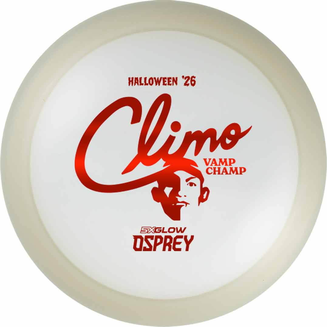 Climo Disc Golf 5X Glow Osprey - Halloween 2026 Creature Feature