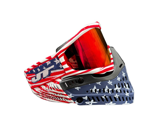 JT Proflex LE Team USA Patriotic Goggle w/ Red Chromatic Lens