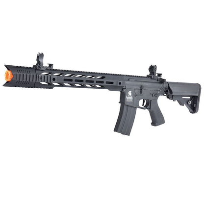Lancer Tactical Hybrid Gen 2 SPR Interceptor Airsoft AEG Rifle - Black