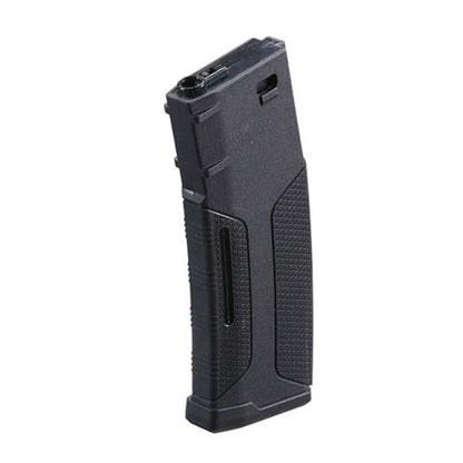 Lancer Tactical Advanced Polymer 140rd Mid-Cap Airsoft Magazine - Black