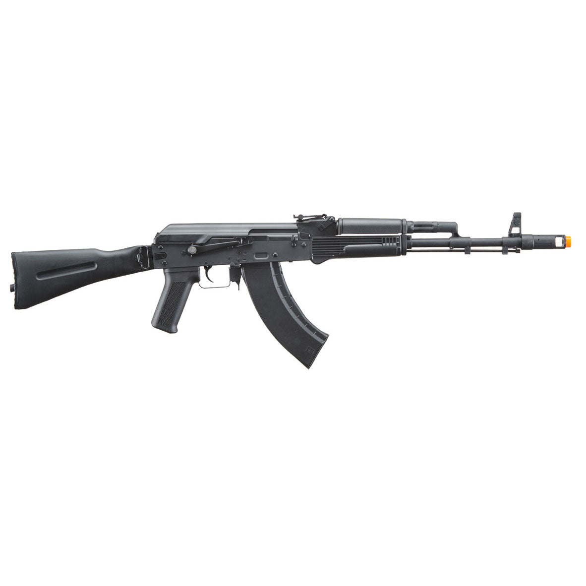 Lancer Tactical x Kalashnikov USA Licensed KR-103 Airsoft AEG Rifle with Folding Stock - Black