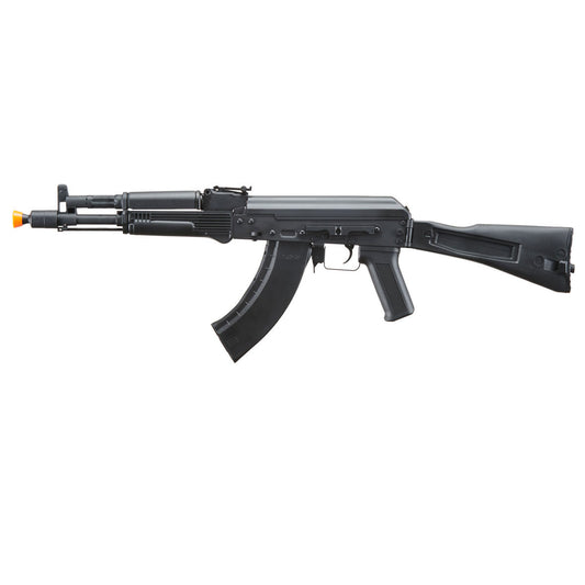 Lancer Tactical x Kalashnikov USA Licensed KR-104 SBR Airsoft AEG Rifle with Folding Stock - Black