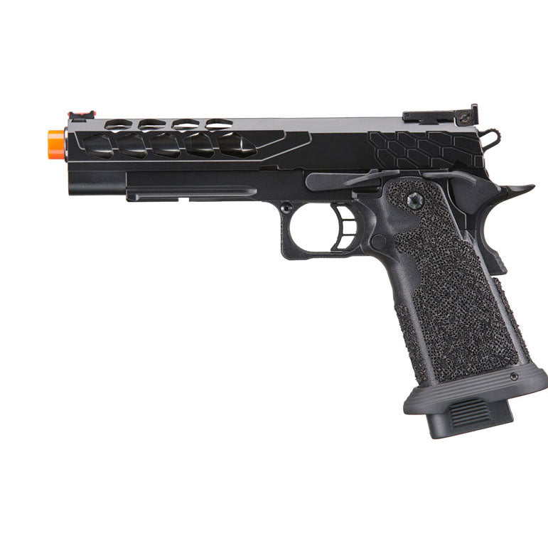 Lancer Tactical Stryk Hi-Capa 5.1 Gas Blowback Airsoft Pistol - Black