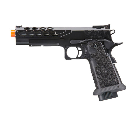 Lancer Tactical Stryk Hi-Capa 5.1 Gas Blowback Airsoft Pistol - Black