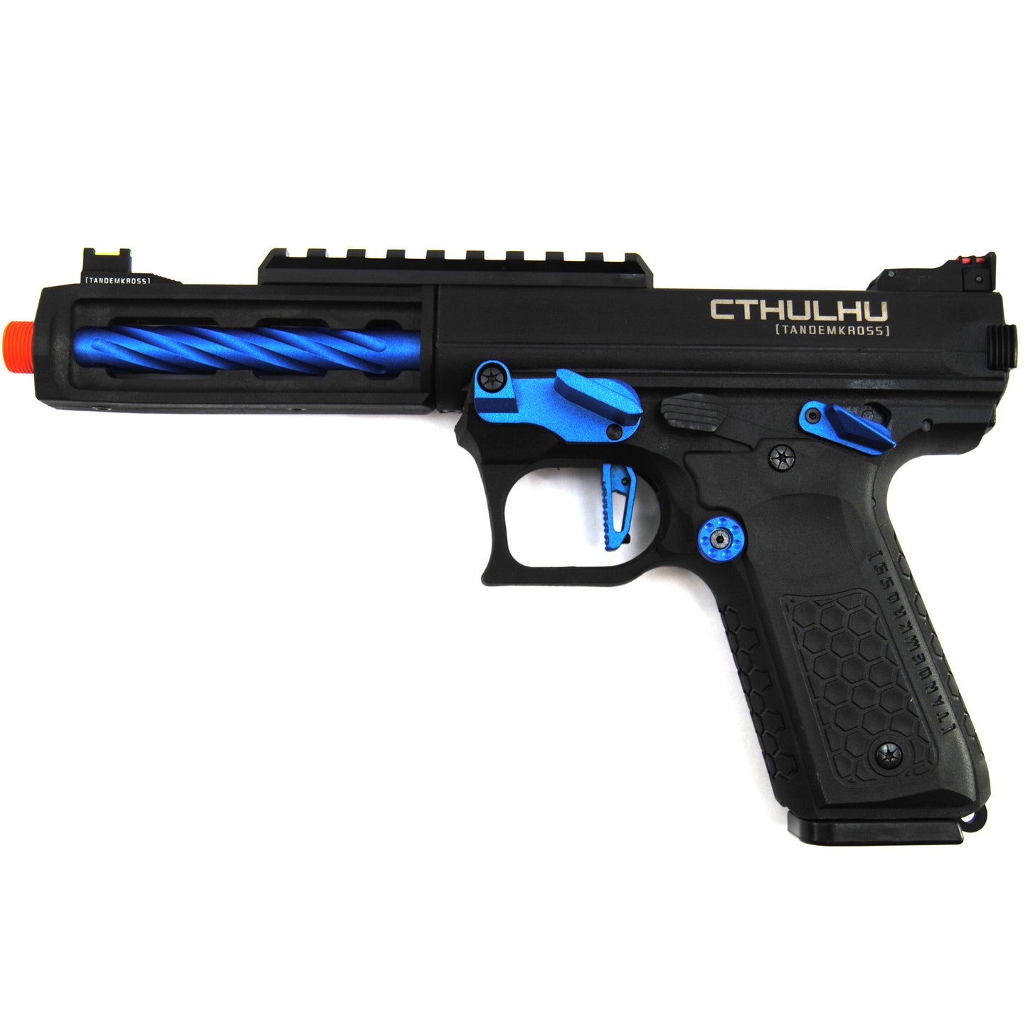 Lancer Tactical Tandemkross CTHULHU Gas BlowBack Pistol - Black/Blue