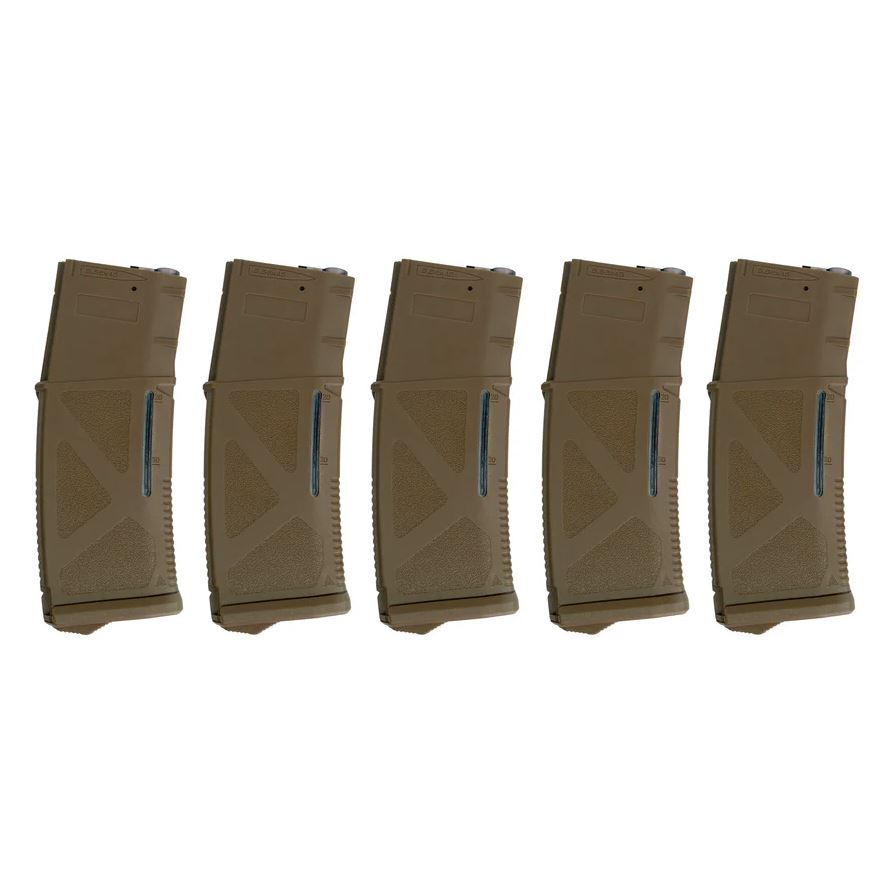 Arcturus AR MOD1 M4/M16 200rd Mid-Cap Windowed EMM Magazine - 5pk