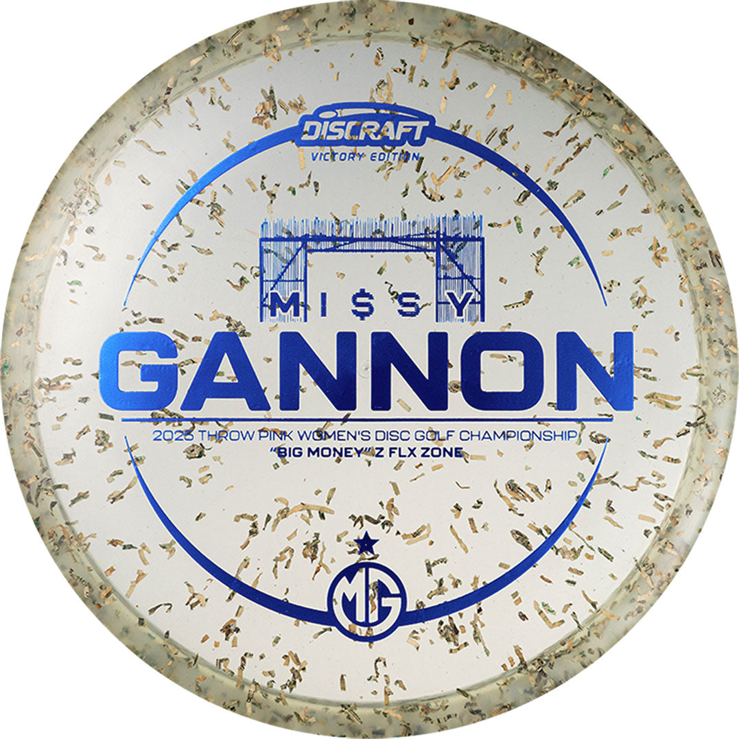 Discraft Shredded Money FLX Zone Disc - Missy Gannon 2025 Throw Pink Champion