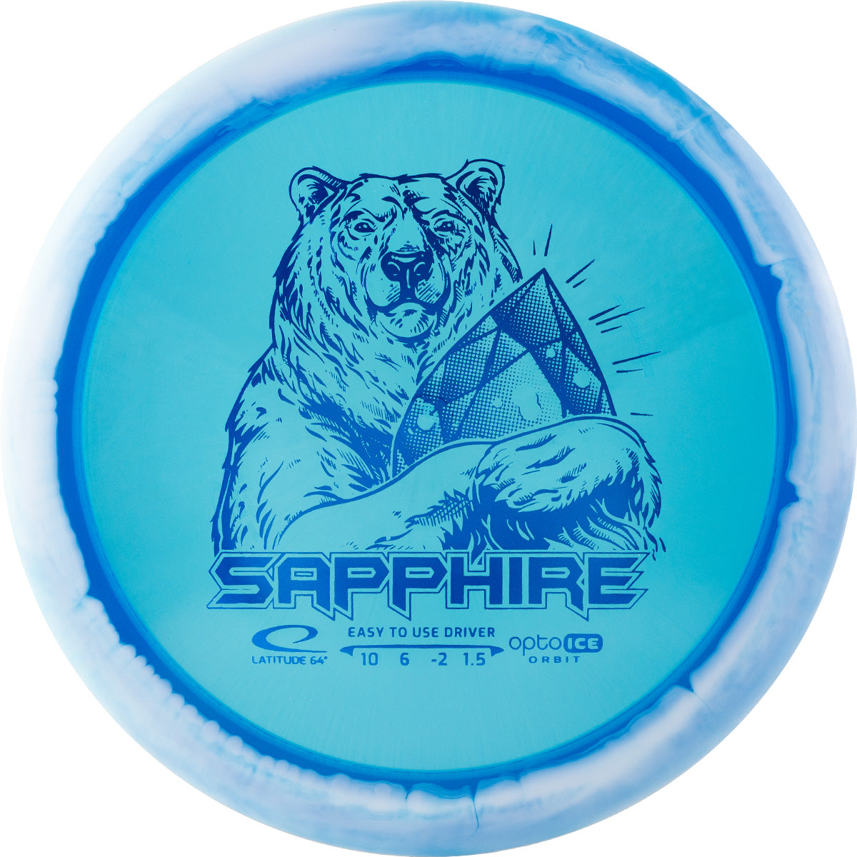 Latitude 64 Opto Ice Orbit Sapphire Disc