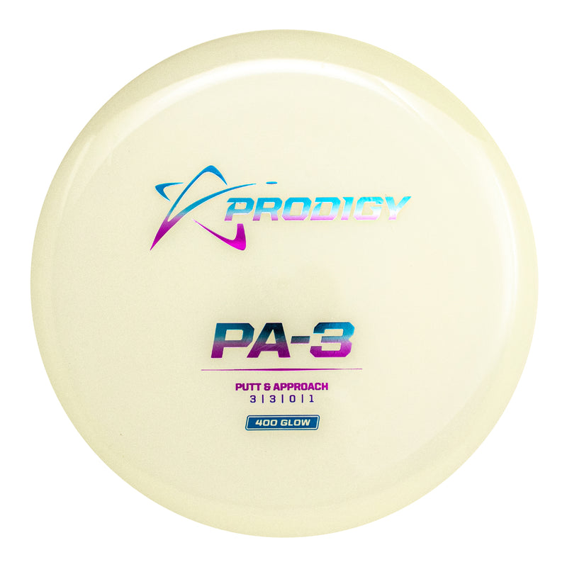 Prodigy PA-3 Putt & Approach Disc - 400 Glow Plastic