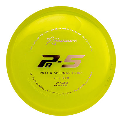 Prodigy PA-5 Putt & Approach Disc - 750 Plastic
