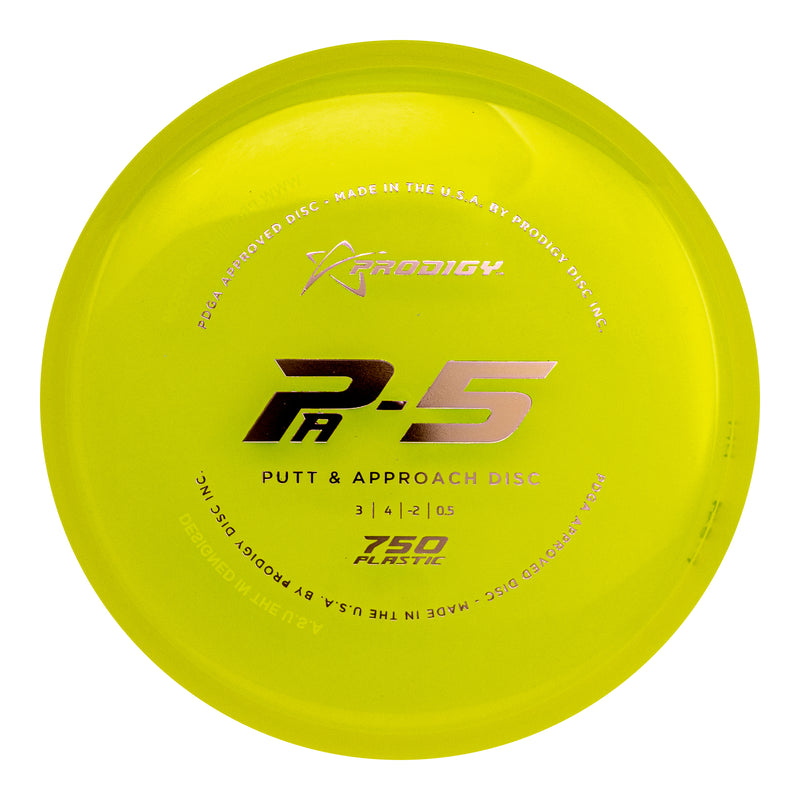 Prodigy Pa 5 Putt And Approach Disc 750 Plastic