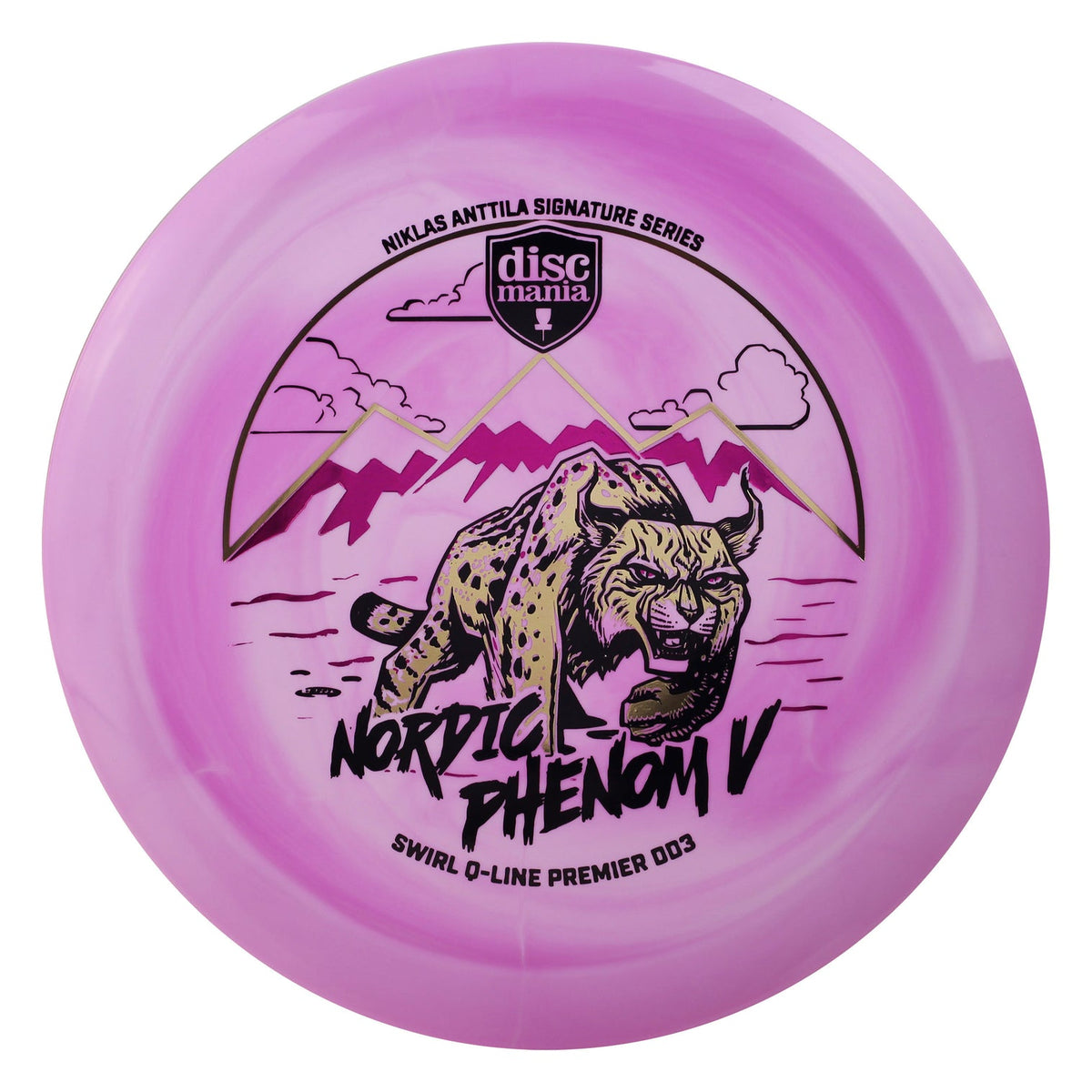 Discmania Nordic Phenom 5 Disc - Niklas Anttila Signature Swirl Q-Line Premier DD3