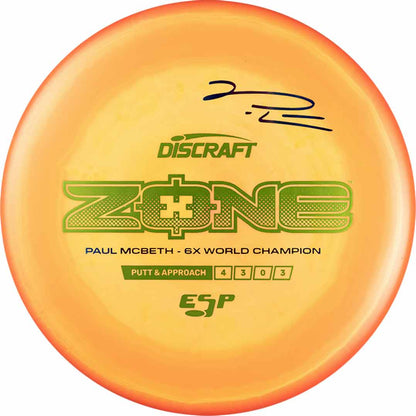 Discraft ESP Zone Disc - Paul McBeth Signature