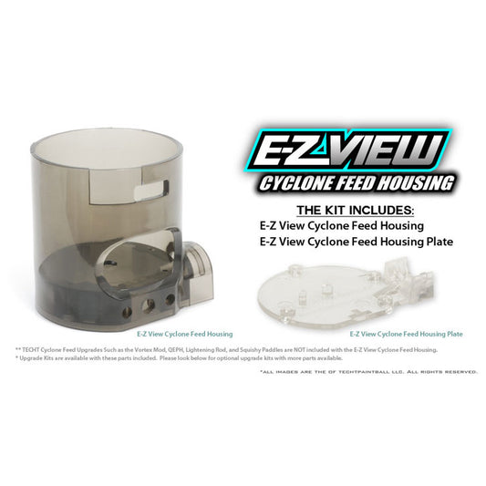 TechT EZ View Polycarbonate Cyclone Feed Housing Kit