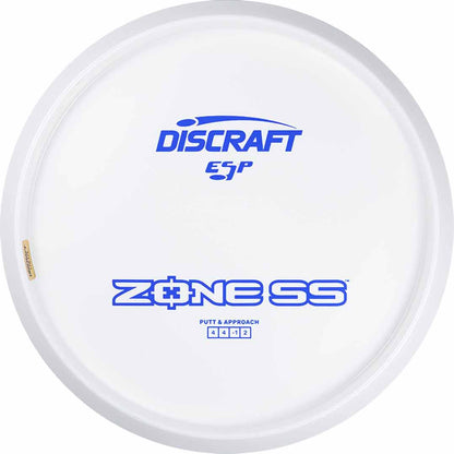 Discraft White ESP Zone SS Disc - Bottom Stamp