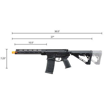 Zion Arms R15 Mod 0 Long Rail Airsoft Rifle with Delta Stock - Black