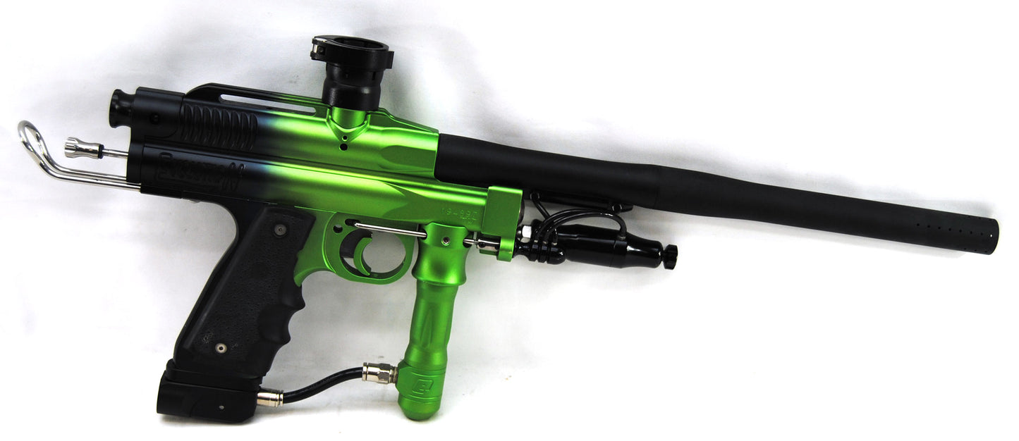 Used Belsales Evolution-X Autococker - Black/Green Fade