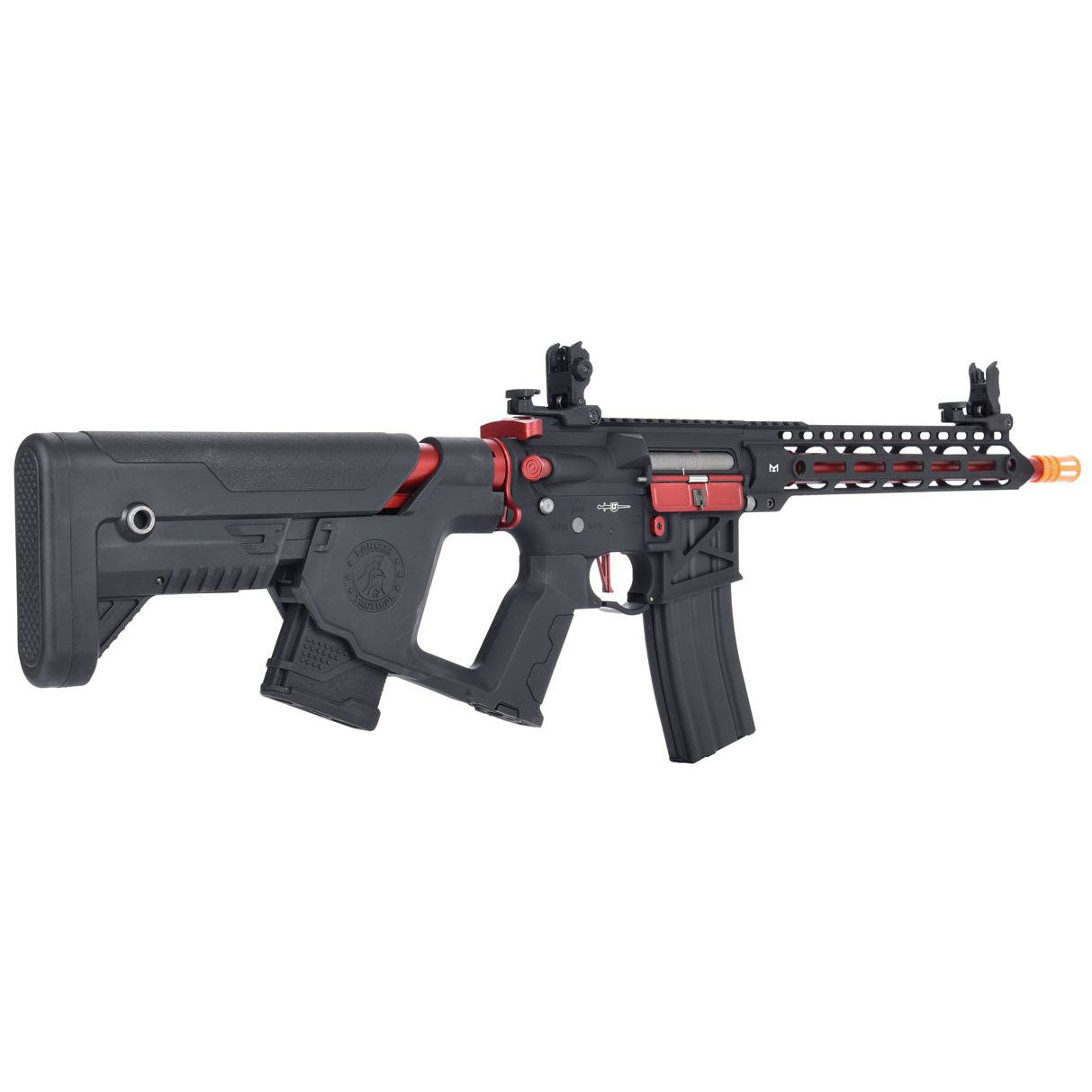 Lancer Tactical Enforcer BLACKBIRD Skeleton AEG w/ Alpha Stock (High FPS) - Black/Red